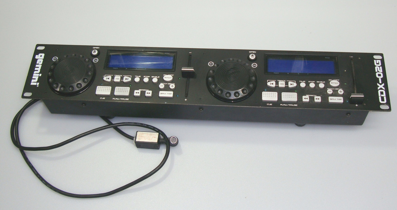 Плеєр Gemini CDX-02G Professional Dual Deck Karaoke (тільки панель)