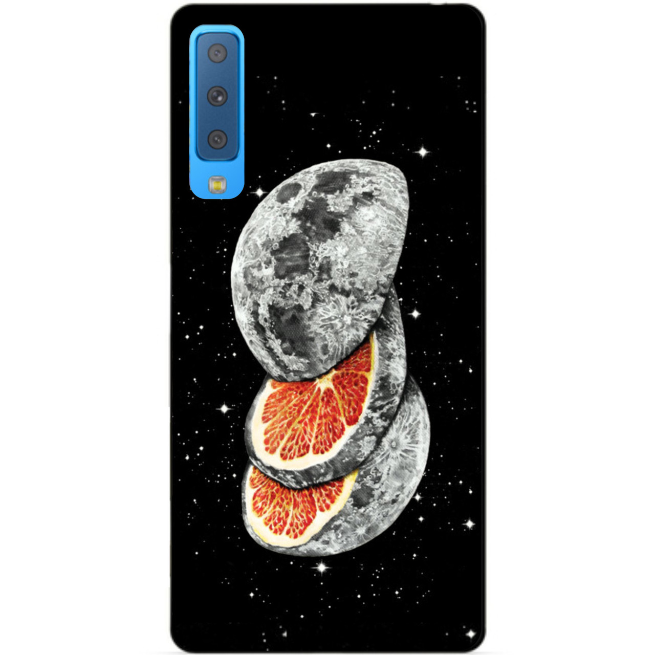 Силіконовий бампер для Samsung A7 2018 Galaxy A750 з малюнком Грейпфрут