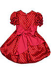Сукня святкова дитяче з атласу з поясом М -1030 ріст 80 тм "Попелюшка", фото 2