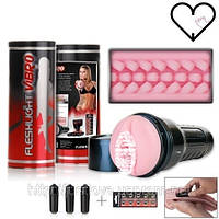 Вібро мастурбатор Fleshlight Vibro Pink Lady Touch