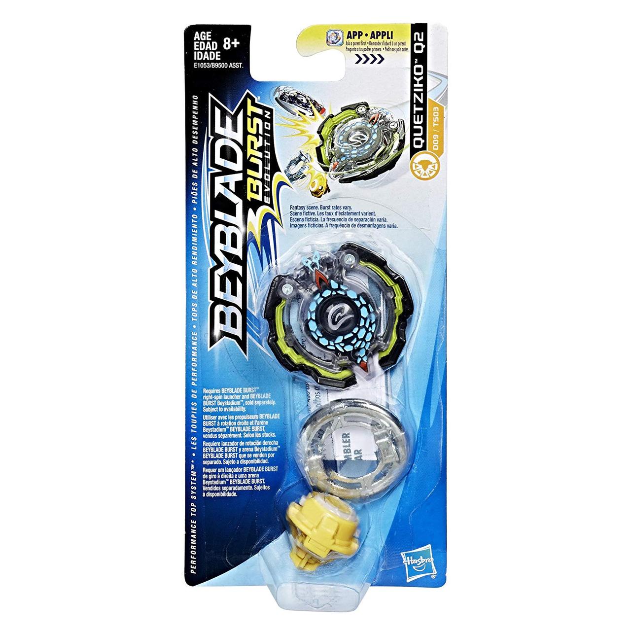 Хвилька Бейблейд Кантзико Beyblade Burst Evolution Single Top Pack Quetziko Q2, фото 1