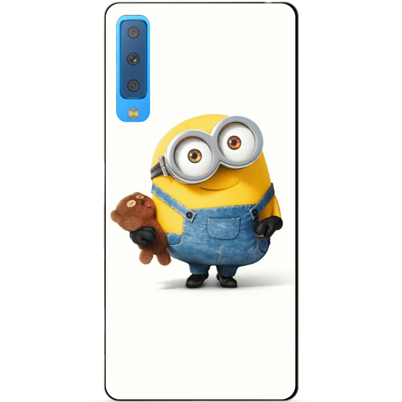 Силіконовий бампер для Samsung A7 2018 Galaxy A750 з малюнком Міньйон Боб