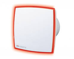 Вентилятор ВЕНТС ЛД Лайт 100 червоний витяжний