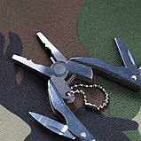 Набір інструментів мультитул складаний туристичний (плоскогубці, ніж, викрутка), фото 5