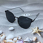 Солнцезащитные очки, цвет линз и оправы черный, фото 4
