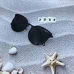 Солнцезащитные очки, цвет линз и оправы черный, фото 5