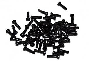 Ніпелі для спиці Spencer 144шт, 16мм, чорний (SZP025)