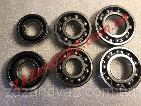 Підшипники КПП коробки передач Сенс Sens нового зразка комплект