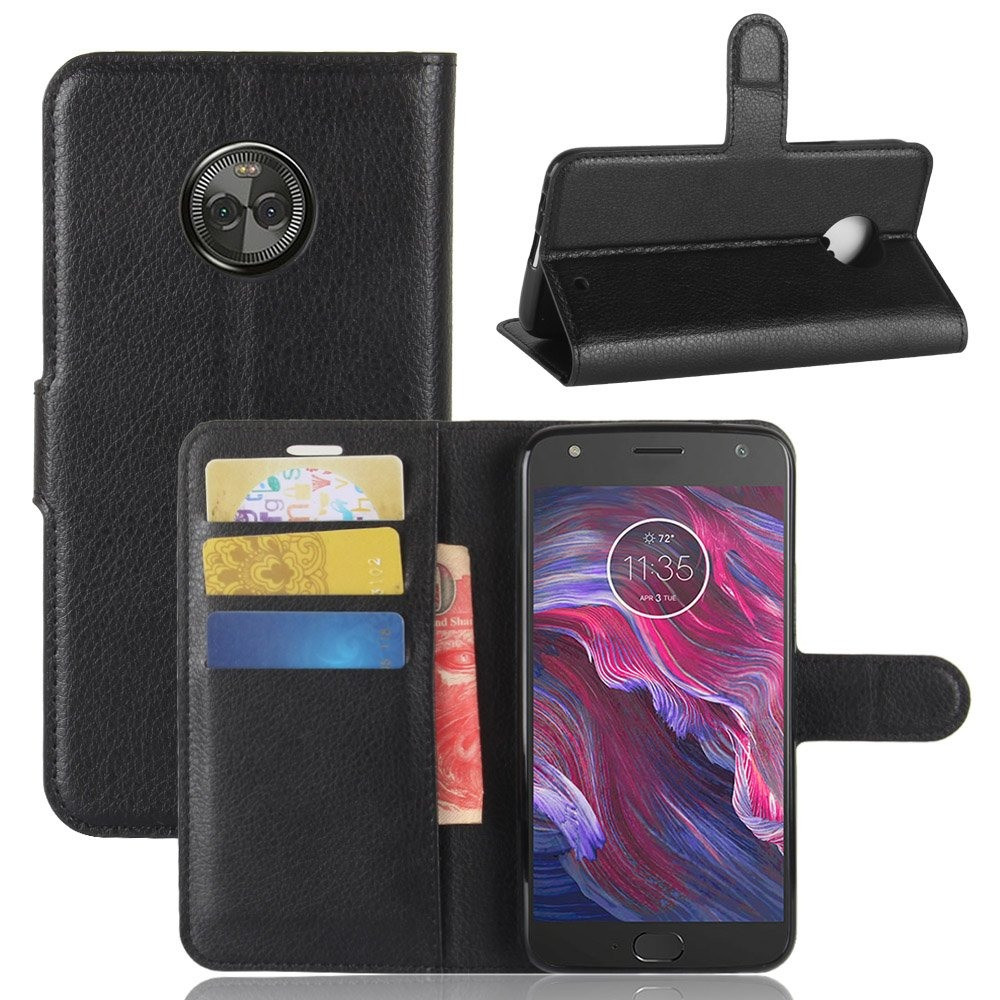 Чехол-книжка Litchie Wallet для Motorola Moto X4 XT1900 Черный