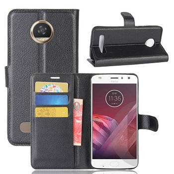 Чохол-книжка Litchie Wallet для Motorola Moto Z2 Play XT1710 Чорний