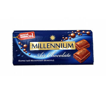 Шоколад Millenium пористий молочний 90 g x 30 шт.