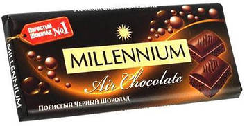 Шоколад Millenium пористий білий 90 g x 30 шт.