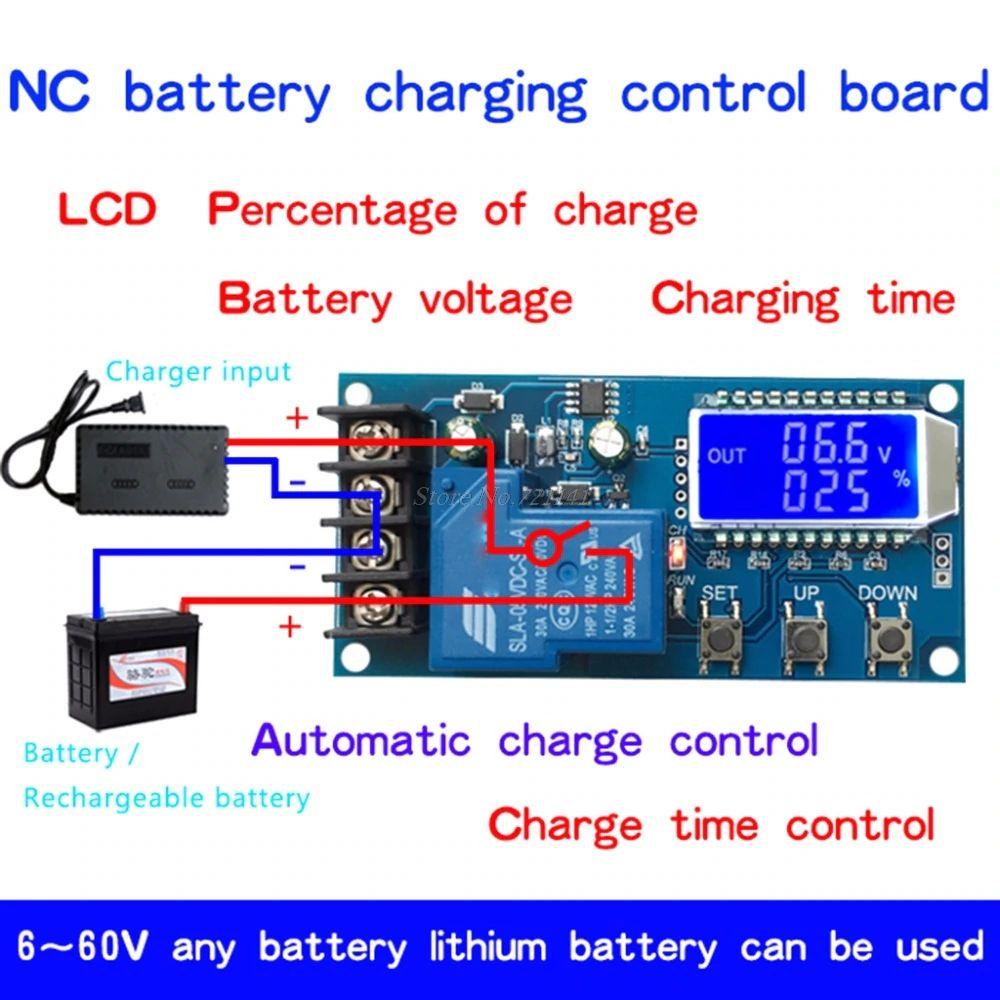 XY-L30A Модуль керування зарядом з екраном для Pb, LiFePO4, li-ion 6-60v до 30A
