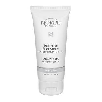 Сонцезахисний крем SPF 30 SEMI-RICH FACE CREAM UV PROTECTION SPF 30 Norel 150 мл