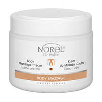 Разогревающий массажный крем для тела с какао и чили BODY MASSAGE CREAM COCOA AND CHILLI Norel 500 мл