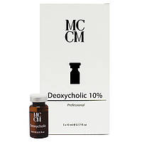 Дезоксихолат флаконы липолитик DEOXYCHOLIC 10% Мезопрепараты MСCM 10мл x 5 0327