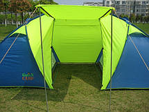 Намет 6-ти місна (США) 2-х кімнатна з великим тамбуром Green Camp 1002., фото 6