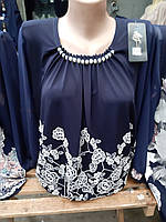 Блузка женская большого размера ткань масло