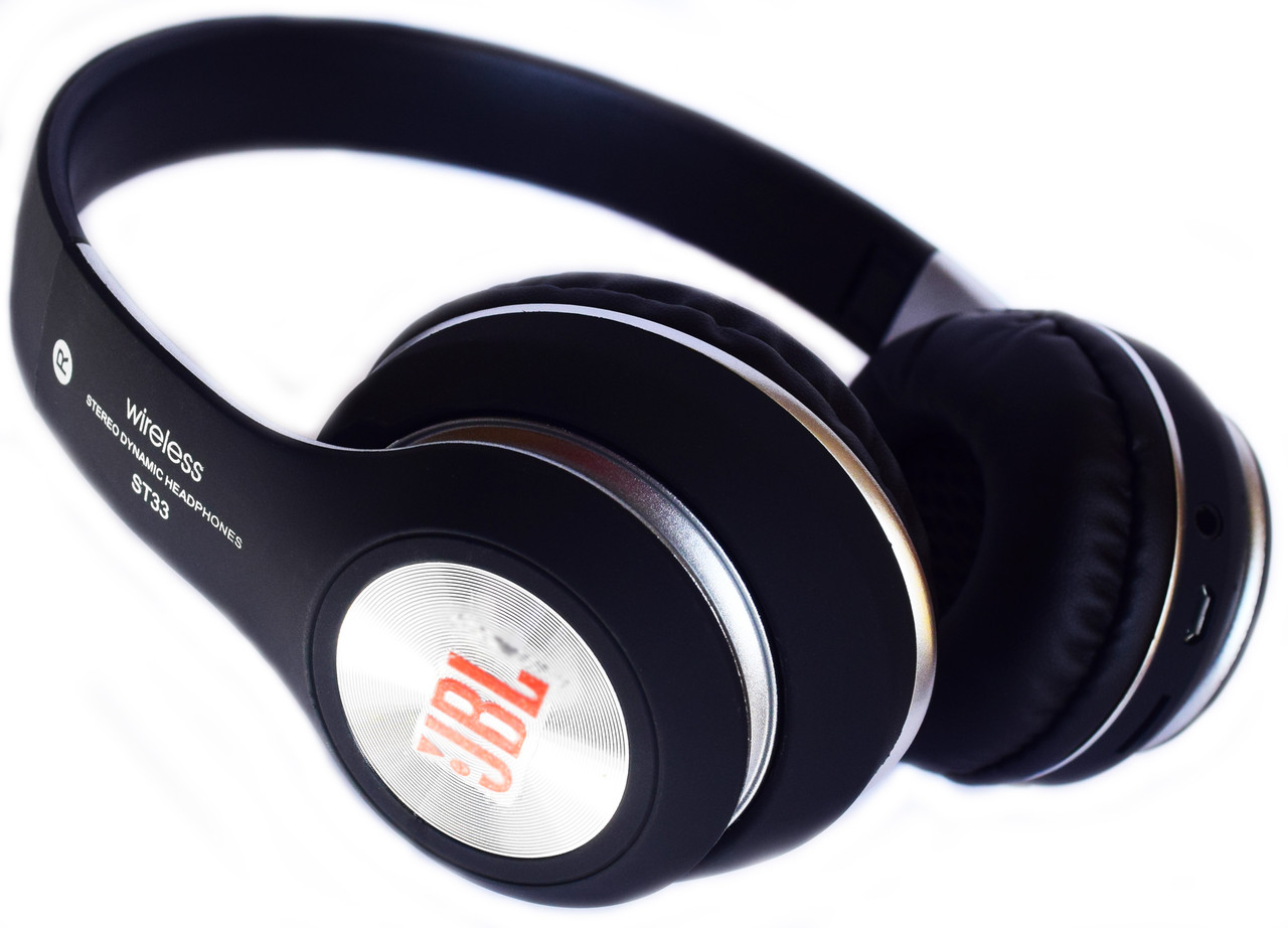 Бездротові Bluetooth-стерео навушники JBL ST33 з МР3 і FM
