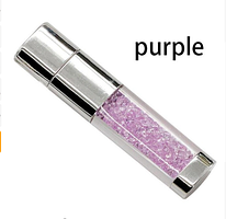  Ювелірна флешка з кристалами фіолетова Flash Memorystick 16 гб