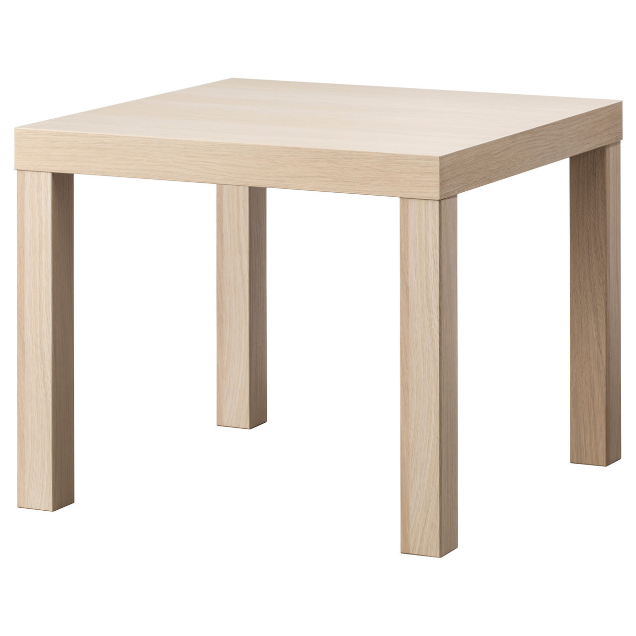 Журнальный стол IKEA LACK 55x55 см окрашенный под белый дуб 703.190.28 - фото 1 - id-p930348996