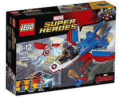 Lego Super Heroes Повітряна погоня Капітана Америка 76076 Captain America Jet Pursuit