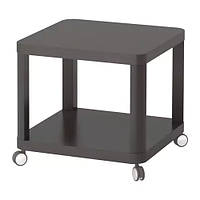 Журнальный стол IKEA TINGBY 50x50 см серый 003.494.44