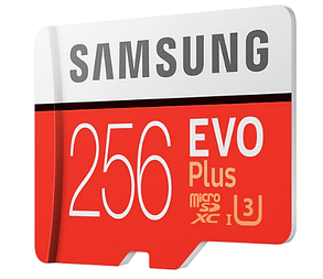 Карта пам'яті Micro SDXC 256GB Class10 Evo SAMSUNG Plus, фото 2
