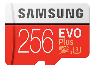 Карта пам'яті Micro SDXC 256GB Class10 Evo SAMSUNG Plus, фото 2