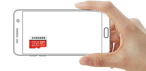 Карта пам'яті Micro SDXC 256GB Class10 Evo SAMSUNG Plus, фото 2