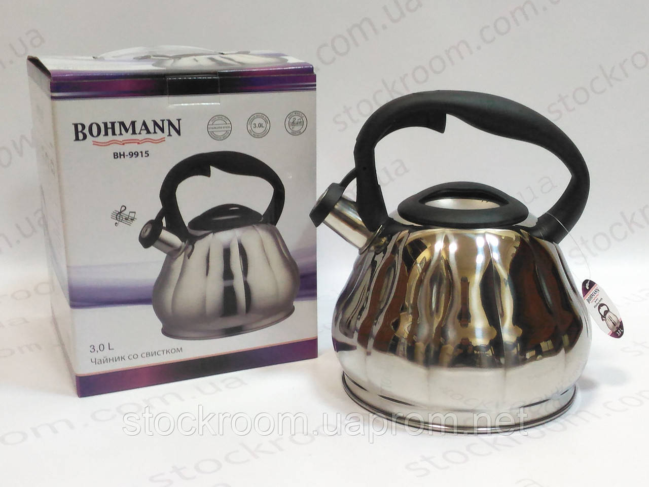 Чайник Bohmann BH 9915 со свистком: продажа, цена в Киеве. Чайники от ...