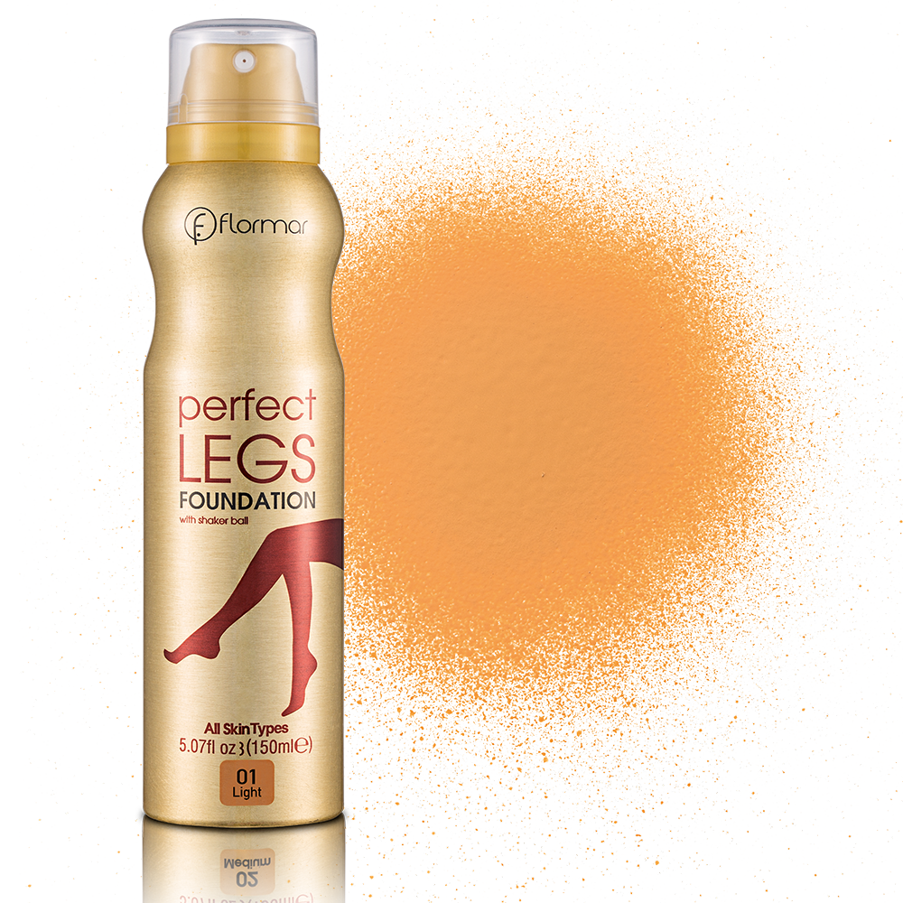 Тонуючий спрей для ніг Flormar Perfect Legs Foundation 01 Light (2710001)