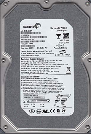 Жорсткий диск 3.5" 250 Gb Seagate ST3250624AS (16Mb/7200/SATAII) БУ