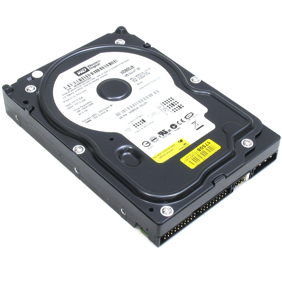 Жорсткий диск 2.5" 80 Gb WD WD800HLFS (16Mb/10000/SATAII) server БУ