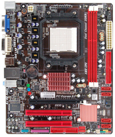 Материнська плата Biostar A780L3G (AM3/AMD 780/2xDDR3) БО