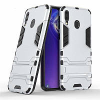 PC + TPU чехол Metal armor для Samsung Galaxy M30 (7 цветов) металик