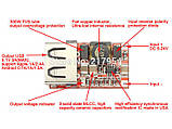 DC-DC Знижувальний перетворювач 6-24 V / USB 5 V 3 A, фото 4