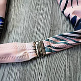 Роздільний Купальник жіночий із тропічним принтом, розмір S (рожевий), фото 9