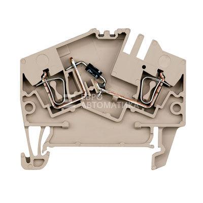 Клема пружинна Weidmuller ZDU 2.5-2/D+ 1779110000