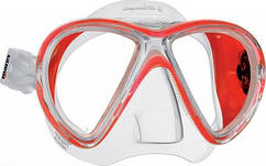 Маска для дайвінгу Mares X-VU, червона (411036 / CL.RD)