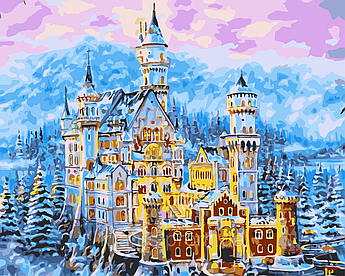 Картина за номерами Menglei Зимовий замок VS086 40 х 50 см