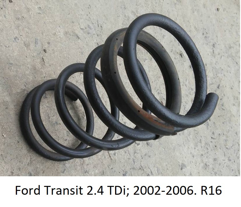 Передняя пружина на Ford Transit 2.4 TD-TDi, Форд Транзит R16 (2000-2006) задний привод. б/у оригинал - фото 2 - id-p930548562
