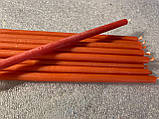 Поморанчові воскові свічки 21 см., фото 4