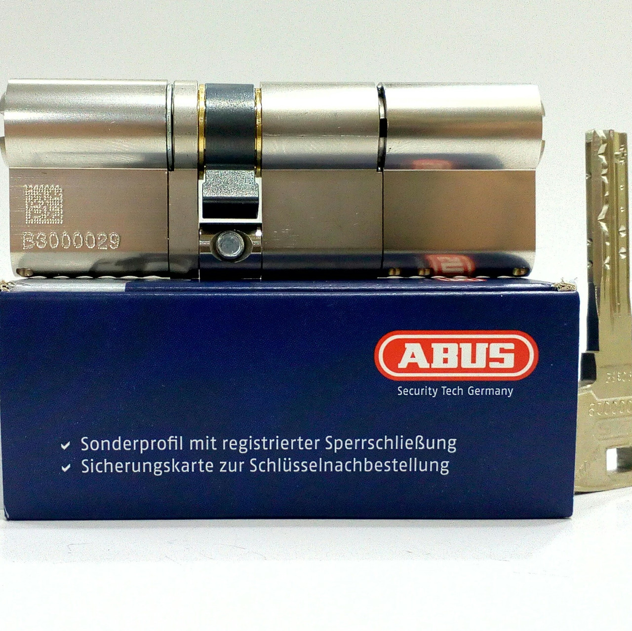 Циліндр Abus Bravus 3000MX 85мм (35x50) ключ-ключ МОДУЛЬНИЙ