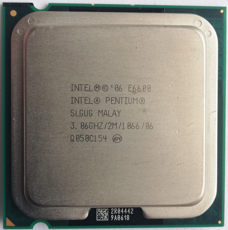 Процессор Intel Pentium E6600 R0 SLGUG 3.06GHz 2M Cache 1066 MHz FSB Socket 775 Б/У