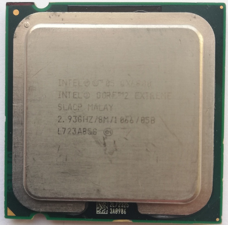 Процесор Intel Core 2 Extreme QX6800 SLACP 2.93GHz 8M Cache 1066 MHz FSB Socket 775 Б/У