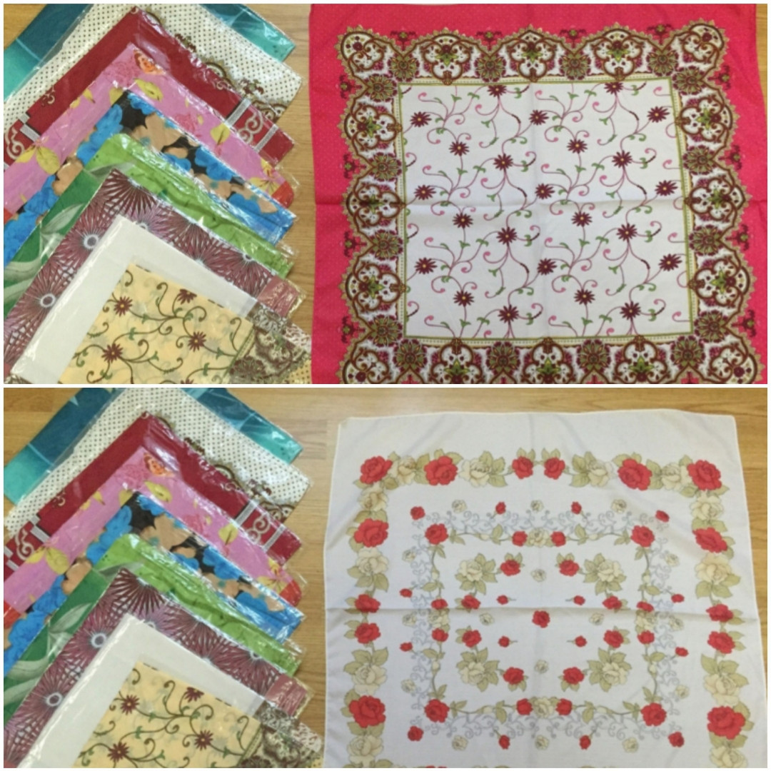 Хустка жіноча головна в асортименті 75*75 см, фото 1