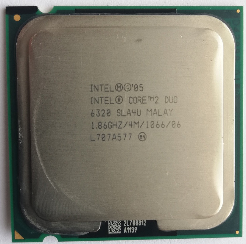 Процесор Intel Core 2 Duo E6320 B2 SLA4U 1.86 GHz 4M Cache 1066 MHz FSB Socket 775 Б/В
