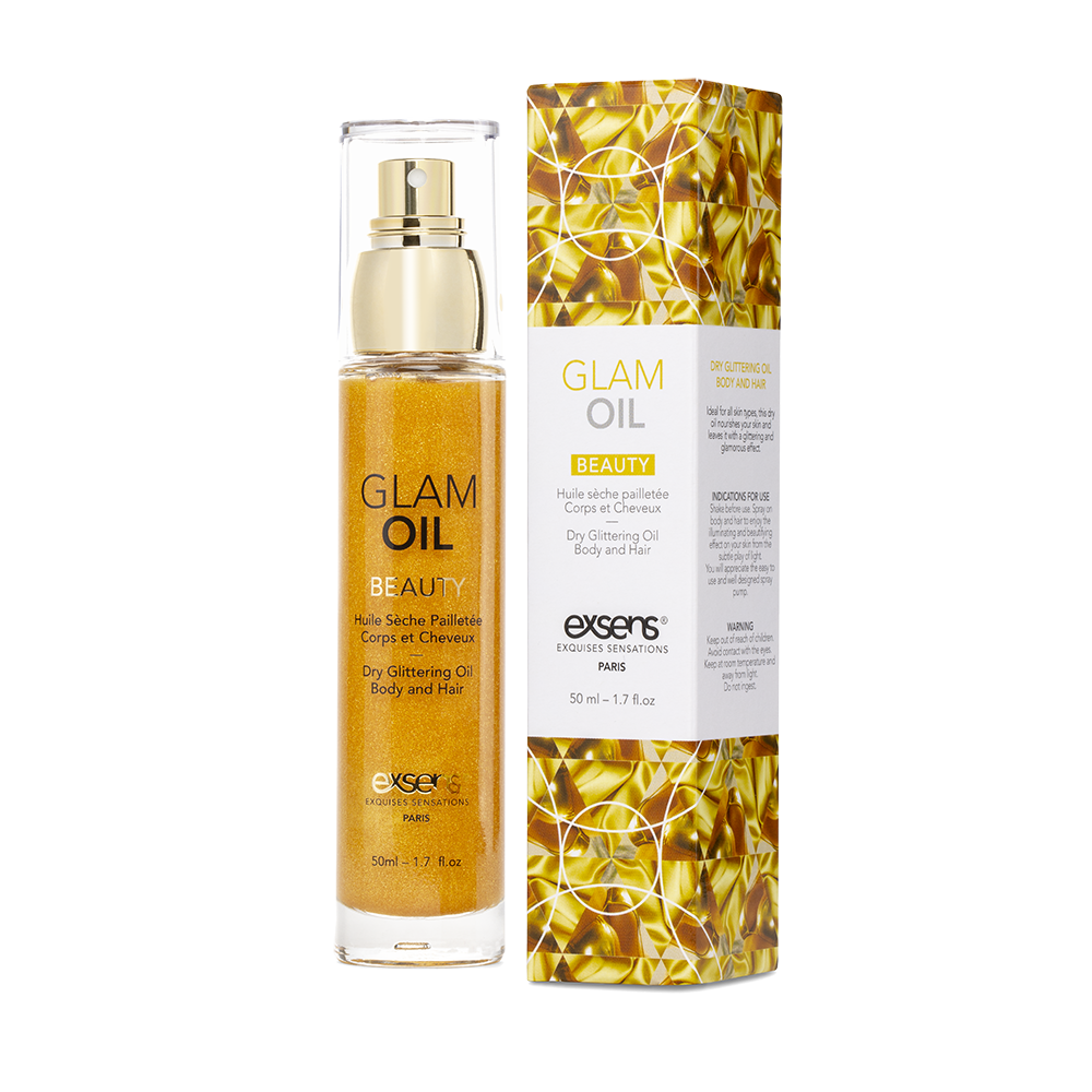 Олія для тіла з блиском EXSENS Glam Oil, 50 мл.