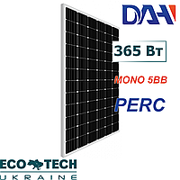 Солнечная панель DAH Solar DHM72 5BB PERC 365W монокристалл